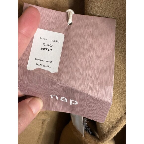 NWT NAP Londyn Shawl Collar 100% Merino Wool Jacket-sz XXL - Picture 9 of 12